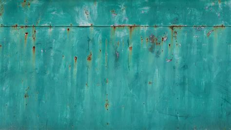 Rusted Turquoise Metal Sheet Texture Wild Textures