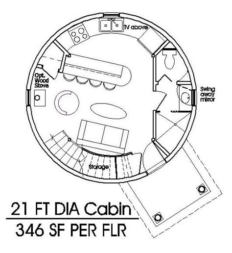 Maybe you would like to learn more about one of these? Grain Bin Cabin Plan bottom floor, top floor is bedroom ...
