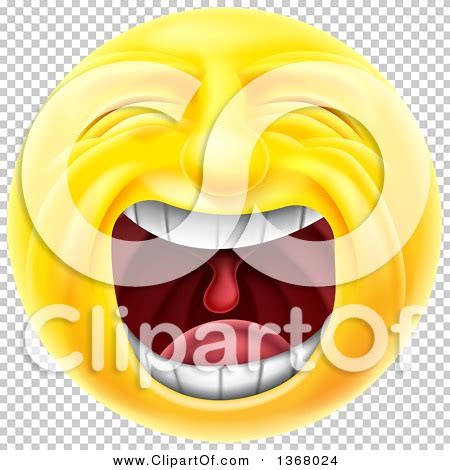 Clipart Of A D Yellow Male Smiley Emoji Emoticon Face Screaming