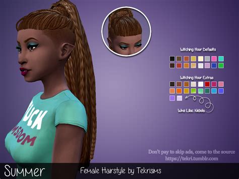 The Black Simmer Summer Hair By Tekri