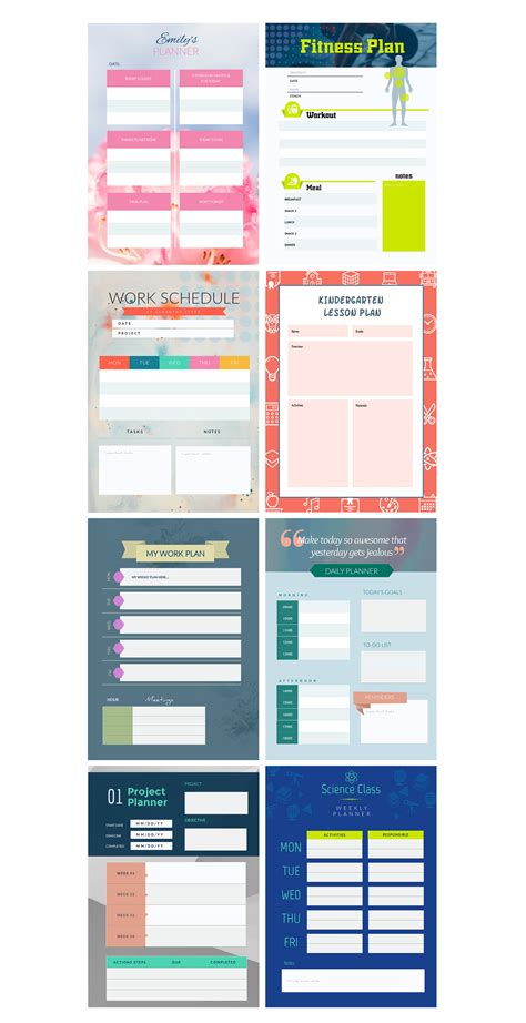 Free Printable Schedule Maker Template Business Psd Excel Word Pdf