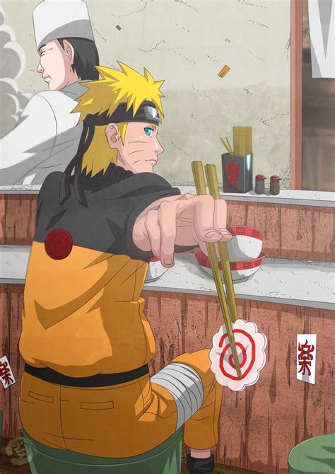 naruto eating ramen wallpaper