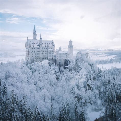 Neuschwanstein Castle Germany In The Winter Rmostbeautiful