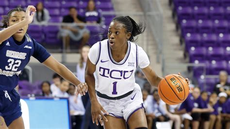Tcu Women S Basketball Horned Frogs Test Roster Depth During Non Conference Win Sports