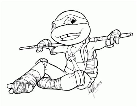 Cute turtle coloring pages cute turtle coloring pages print ninja. Easy Teenage Mutant Ninja Turtle Coloring Pages - Coloring ...
