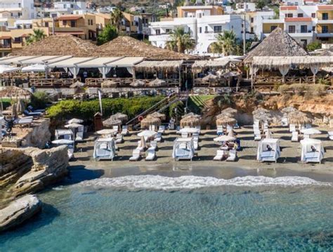 King Scorpio Beach Beach Bar Restaurant Hersonissos Crete
