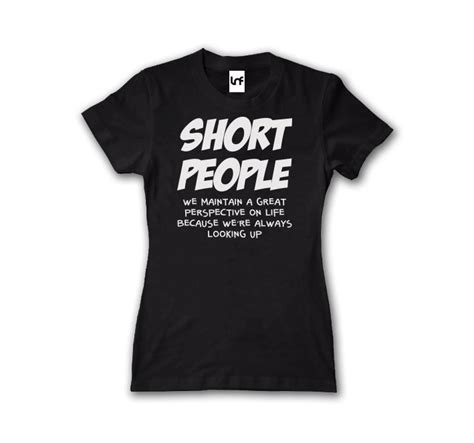 Short People Funny Womens T Shirt W1167