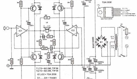 200 watt power amplifier circuit diagram