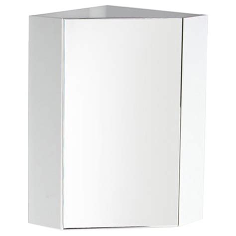 Corner Medicine Cabinet With Mirror Carrington Stainless Steel Corner