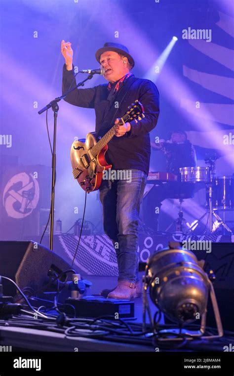 Mark Chadwick Of The Levellers Performing At Wychwood Festival