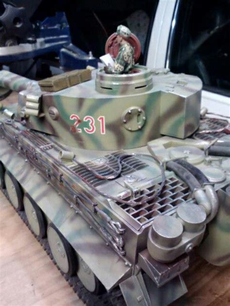 Bandai 115 Tiger Tank 24gh Electronics And Super Smoker Tiger Tank