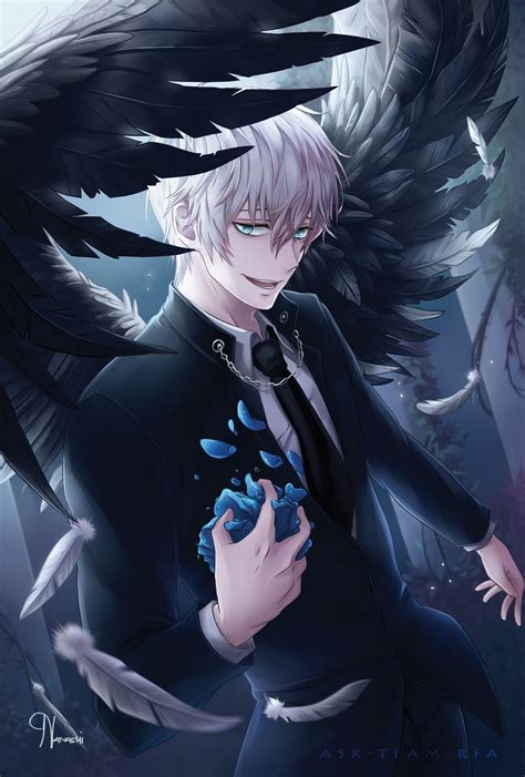 레이야ㅠ잘생겨ㅛ가ㅜ Anime Demon Boy Anime Angel Dark Anime Guys Cool Anime