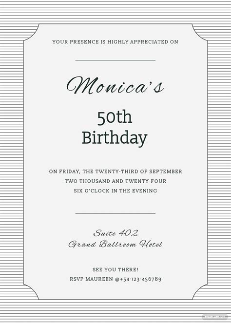 8 Diy 50th Birthday Party Program Outline Repli Counts Template