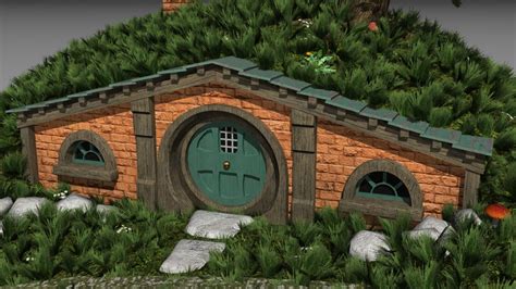 Hobbit House 3d Model In Fantasy 3dexport