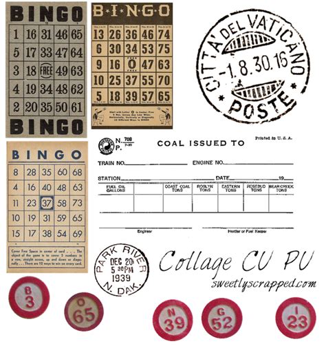 Bingo Stamper Printables