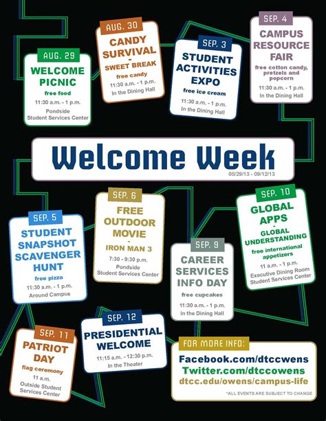 Whether you go ballroom dancing or clubbing, just for fun or to compete, their variety is almost limitless and so. Welcome Week events are designed to help you become part ...