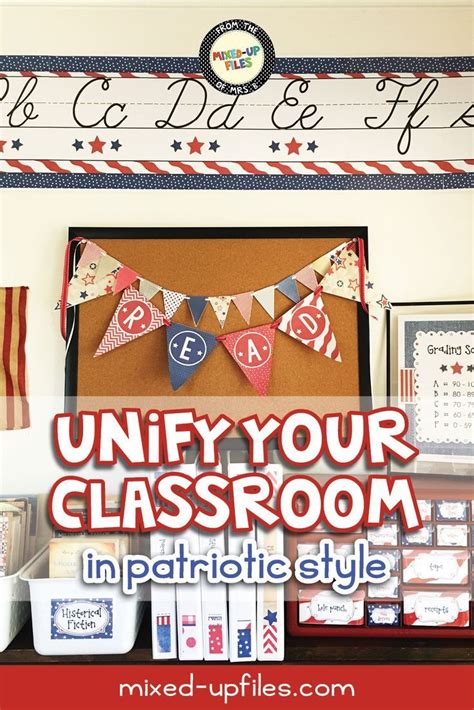 Give Your Classroom A Patriotic Makeover With Red White And Blue
