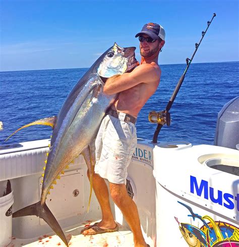 Deep Sea Offshore Gulf Of Mexico Yellowfin Tuna Fishing Charters In