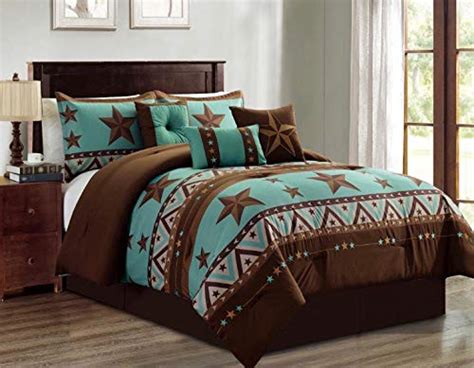 Buy Linen Mart Rustic Lodge Western Cabin Comforter Set 7 Piece Set
