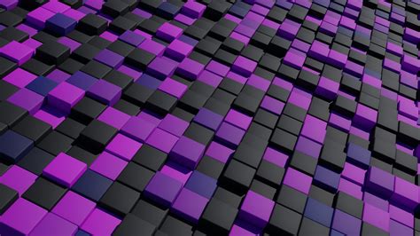 Black Purple Squares Geometric Hd Abstract Wallpapers Hd Wallpapers