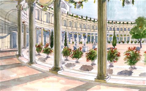 Garden Of The Flavian Imperial Palace Gardens Of The Roman Empire