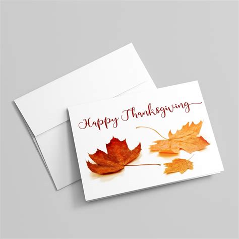 Fall Leaves Thanksgiving Card Holiday Greeting Cards By Cardsdirect