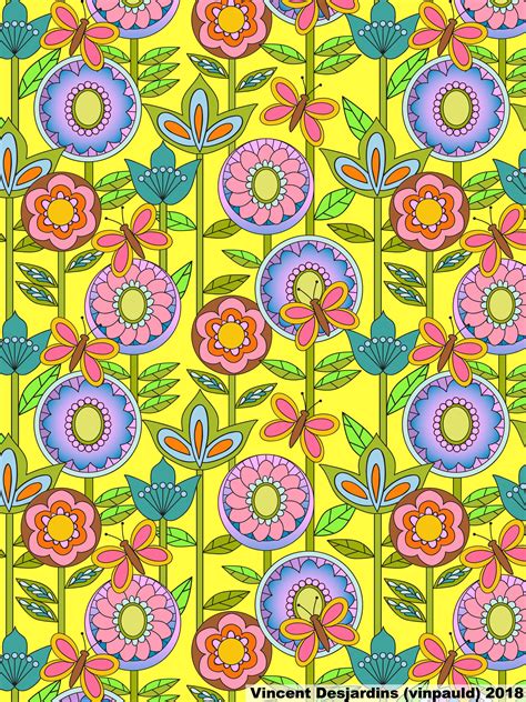 Colorful Fabrics Digitally Printed By Spoonflower S Mod Flowers