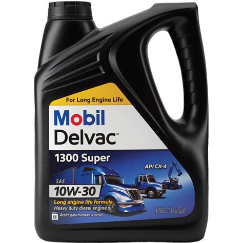 Mobil1 1224851 Delvac 1300 Diesel Engine Oil 10w 30 1 Gallon