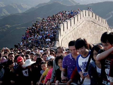 20 Photos That Show Crowds In China Business Insider