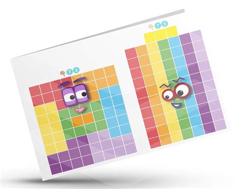 Numberblocks Face Stickers 70 79 Instant Download Pdf Png Etsy Denmark