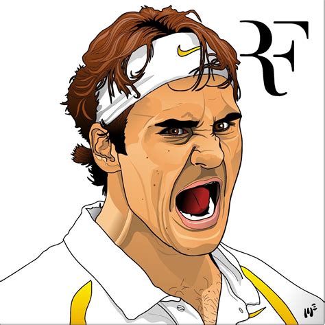 Roger Federer Vector Roger Federer Vector By Funky23 On Deviantart