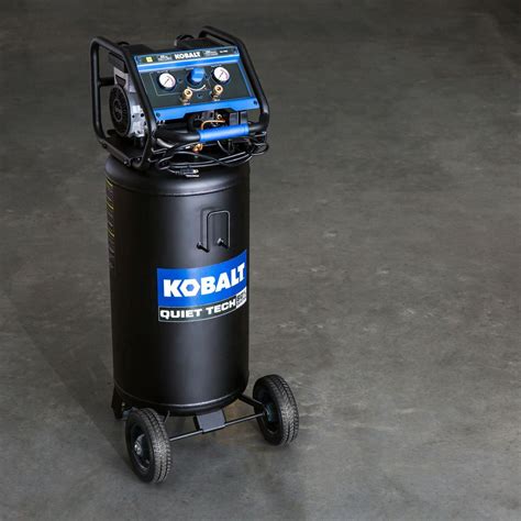 Shop Kobalt Quiet Tech 26 Gallon Portable Electric Vertical Quiet Air