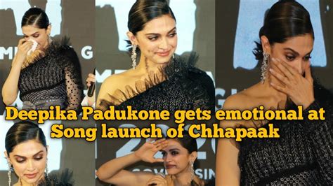 Chhapaak Trailer Launch Deepika Padukone Gets Emotional Official