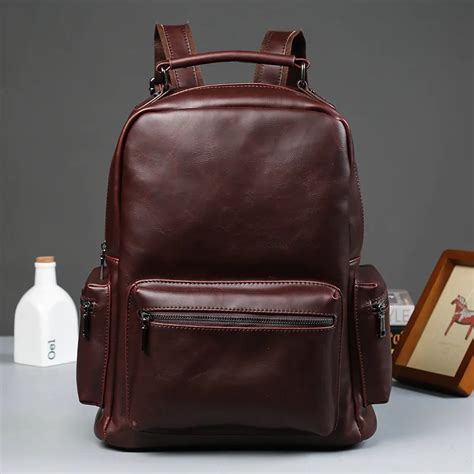 Mens Leather Computer Backpacks Iucn Water