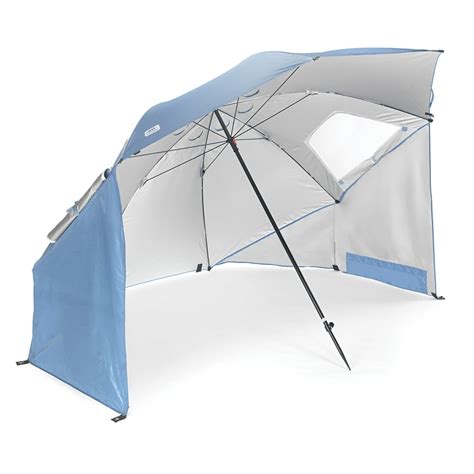 Sport Brella Xl Portable All Weather And Sun Umbrella Steel Blue