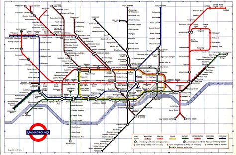 London Tube Map A4 Printable