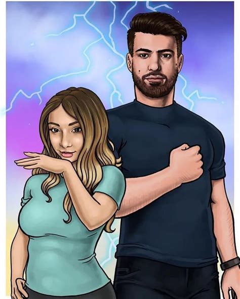 My Drawing Of Sypherpk And His Wife If He Sees This Ill Post The Full