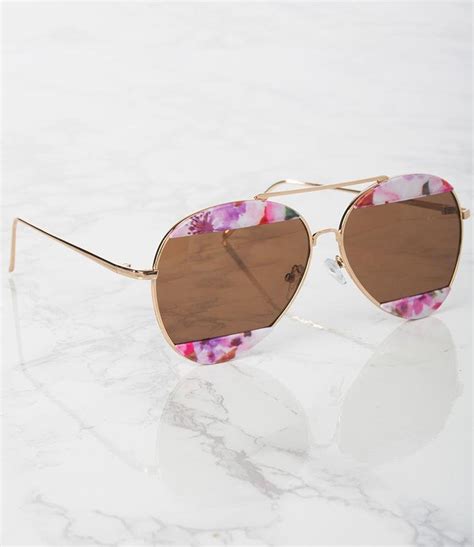 Vintage Sunglasses Flower Sunglasses Rose Sunglasses Etsy