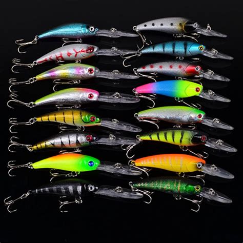 17pcs/lot Fishing Tackle set 2 Models Multi color Mixed ...