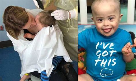 Mom Shares Photo Of Nurse Shaving Sons Head After Cancer Diagnosis