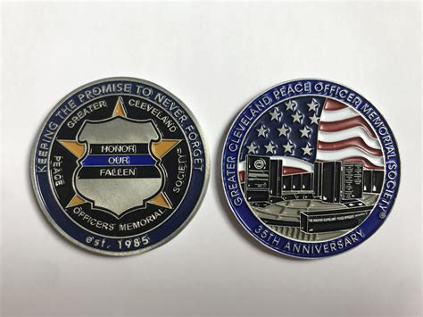 Challenge Coin Columbus Police Dept Militaria Collectibles