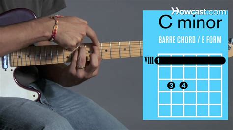 Even if you can't play a lightning fast solo like your favorite guitarist, you can still strum along and play the rhythm parts if you know chords. How to Play a C Minor Barre Chord | Guitar Lessons - YouTube