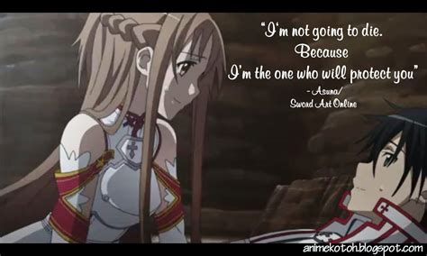 Anime Quote Asuna Sword Art Online Chesterkeitaros