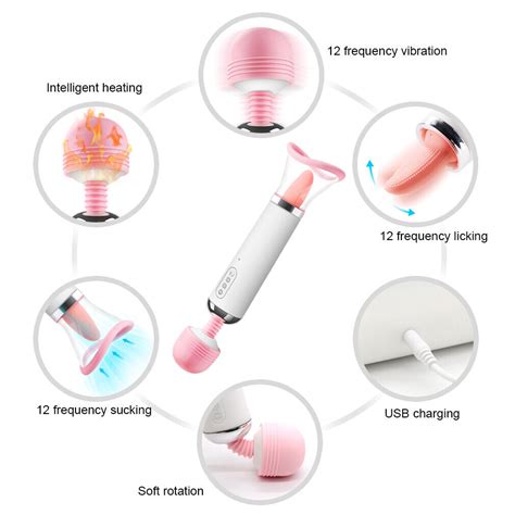 Tongue Massager Oral Vibrator Clit Suction Nipple Sucker Adult Sex Toy Heating EBay
