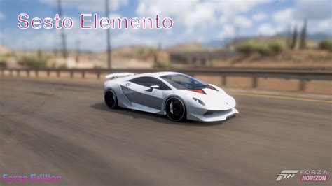 Lamborghini Sesto Elemento Fe Forza Horizon 5 Gameplay Youtube