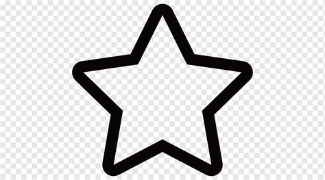 Forma de estrella de cinco puntas estrella ángulo triángulo silueta