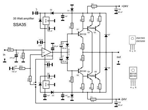 With a wide power supply voltage ranging. 2Sc5200 2Sa1943 Amplifier Circuit Diagram Pdf - 400w Power Amplifier Module Circuit 2sa1943 ...