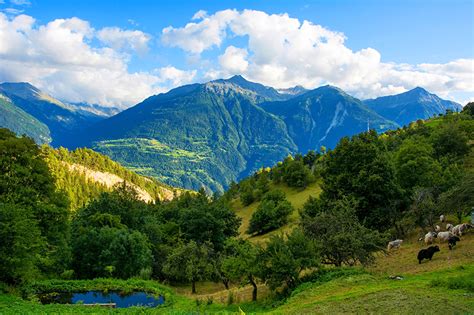 See more ideas about landscape photography, landscape, travel. Photos Switzerland Feschel Nature mountain Grasslands ...