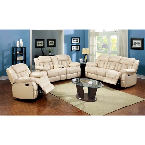 Shop Furniture Of America Barbz 2 Piece Bonded Leather Recliner Sofa