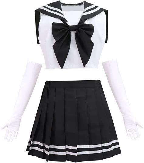 Buy Procos 4pcs Japanese Schoolgirl Uniform Usagi Moon Outfit Anime